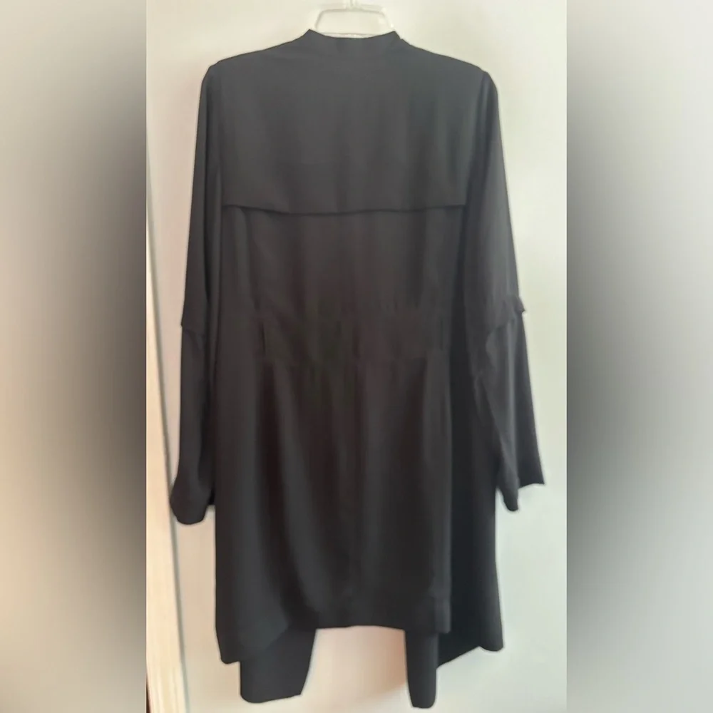 Aritzia Babaton Quincy flowy duster tie waist sheer jacket - Picture 6 of 14